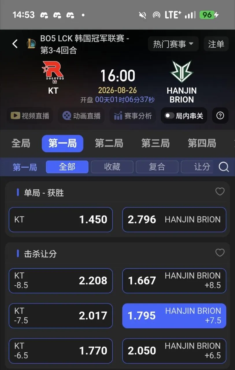KT VS BRO 圖片