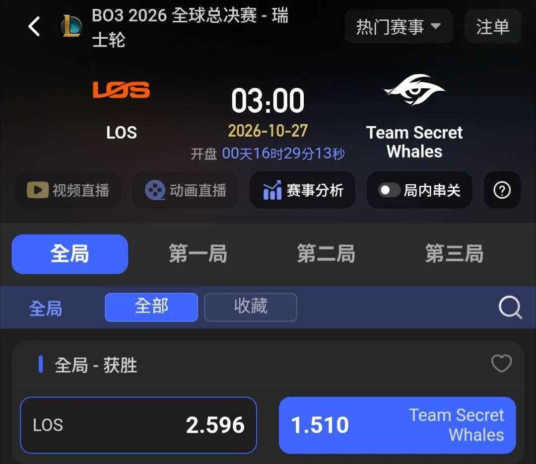 10/ 27 LOL 賽事凌晨推薦（我個人下注思路分享） 圖片